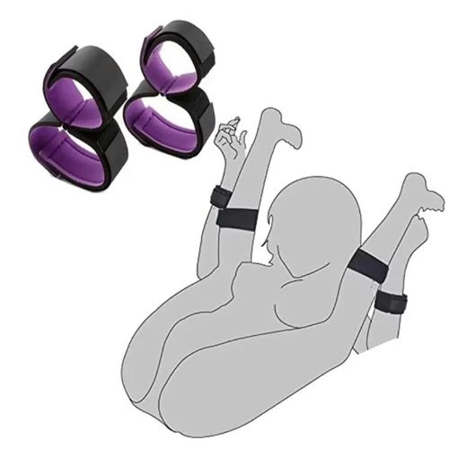 2pcs Adjustable Cuffs And Thigh Sleeves Set