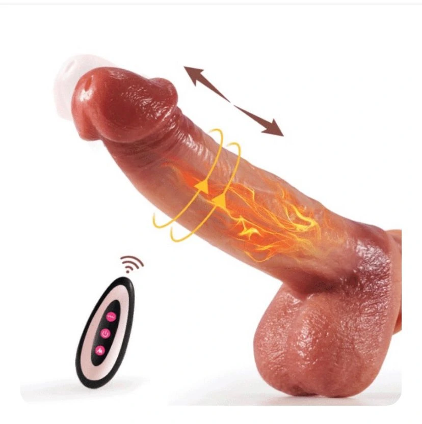 realistic Vibrating Dildo Dual-layer silicone